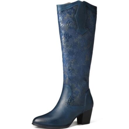 Cowboy-Stiefel Kuchenaufsatz – Blau Oder Rosa, Ca. 15 Cm Hoch, Für Western-Party & Geschlechtsoffenbarung