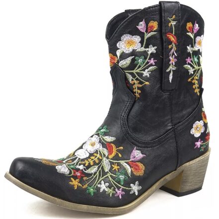 Damien Cowboystiefel Westernstiefel | Elegante Wildleder Optik