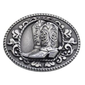 Gürtelschnalle Cowboystiefel
