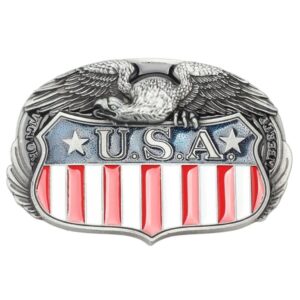 Western Gürtelschnalle USA