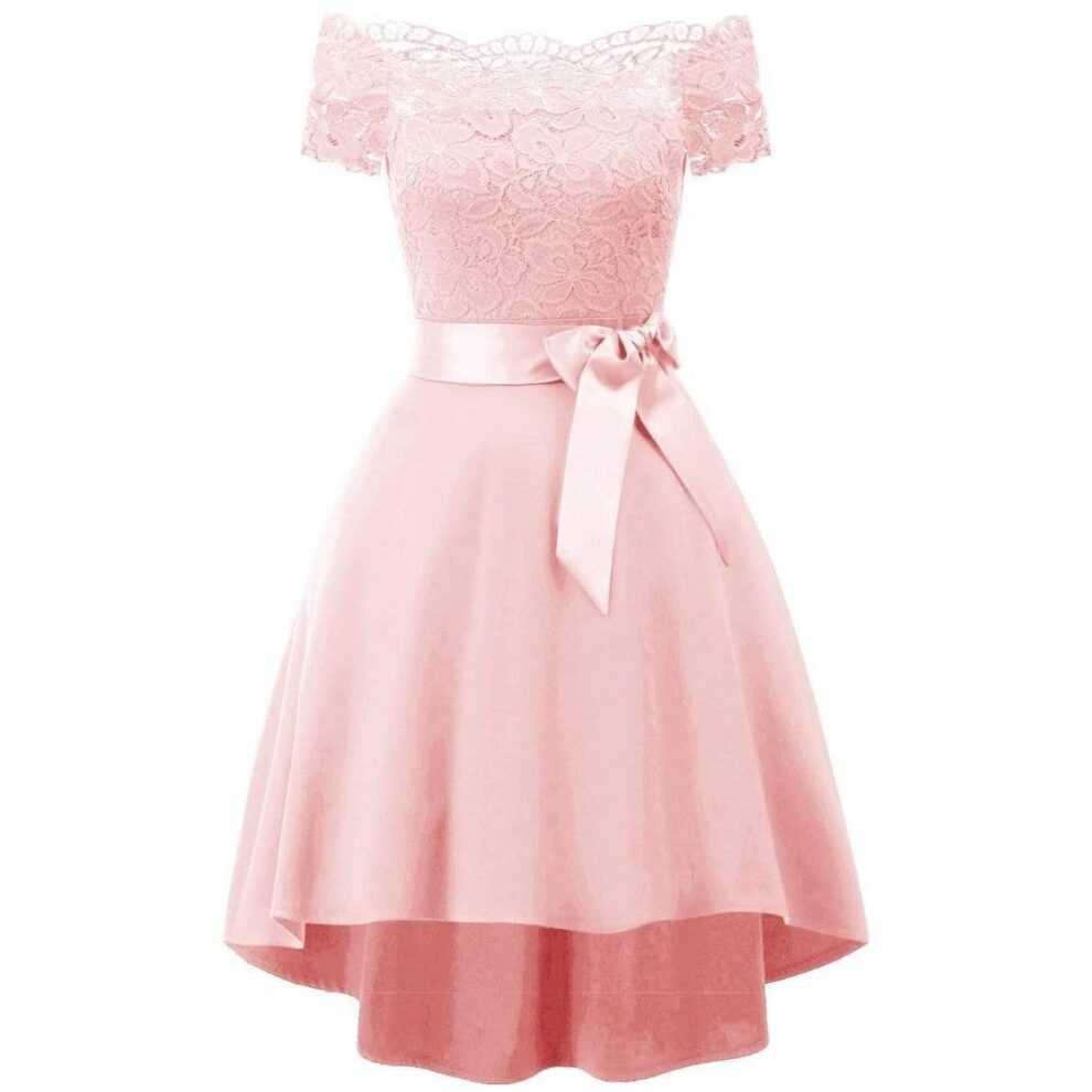 Damen Western Cowgirl Kleid - Boho Chic Langarm Mit V-Ausschnitt