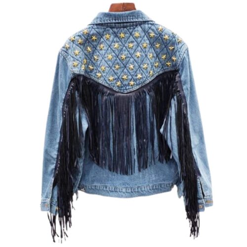 Western-Jumpsuit für Damen aus rotem Wildleder mit Quasten – Cowboy-Fransen-Knopf-Overall main image 1