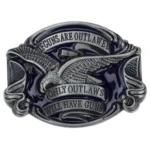 Adler- und gesetzlosenzitat gürtelschnalle