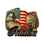 American eagle & native chief gürtelschnalle American eagle & native chief gürtelschnalle