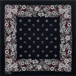 Blumiger baumwoll cowboy bandana quadratschal Blumiger baumwoll cowboy bandana quadratschal