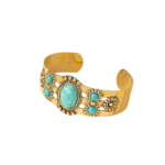 Bohemian unechtes türkis western cuff armband für damen