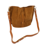 Braune westerne eimertasche aus echtem leder Braune westerne eimertasche aus echtem leder