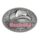 Cowgirl up! western gürtelschnalle mit cowboyhut design Cowgirl up! western gürtelschnalle mit cowboyhut design