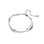 Damen western feder charme-armband aus edelstahl - perlenkette-s Damen western feder charme-armband aus edelstahl - perlenkette-s