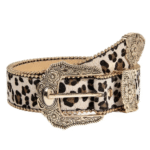 Damen western gürtel mit geschnitztem schnallendetail