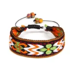 Damen western handgefertigtes geflochtenes armband mit quaste - typ 10