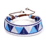 Damen western handgefertigtes geflochtenes armband mit quaste - typ 12