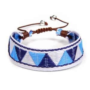 Damen western handgefertigtes geflochtenes armband mit quaste - typ 12