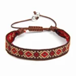 Damen western handgefertigtes geflochtenes armband mit quaste - typ 13