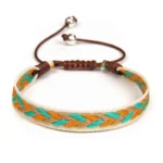 Damen western handgefertigtes geflochtenes armband mit quaste - typ 16