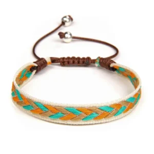 Damen western handgefertigtes geflochtenes armband mit quaste - typ 16