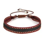 Damen western handgefertigtes geflochtenes armband mit quaste - typ 18