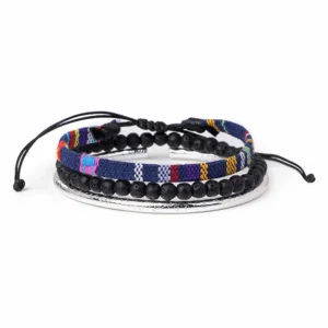 Damen western handgefertigtes geflochtenes armband mit quaste - typ 23