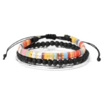 Damen western handgefertigtes geflochtenes armband mit quaste - typ 26