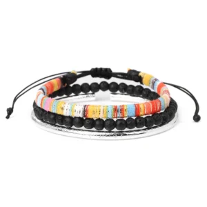 Damen western handgefertigtes geflochtenes armband mit quaste - typ 26