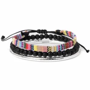 Damen western handgefertigtes geflochtenes armband mit quaste - typ 30