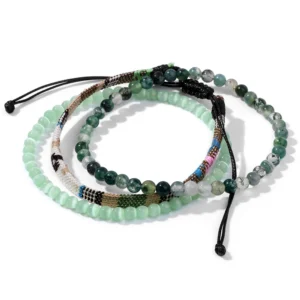 Damen western handgefertigtes geflochtenes armband mit quaste - typ 37