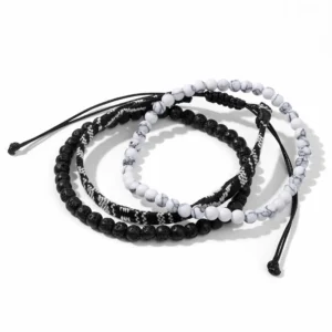 Damen western handgefertigtes geflochtenes armband mit quaste - typ 41