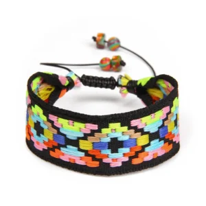 Damen western handgefertigtes geflochtenes armband mit quaste - typ 7