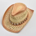 Damenstrohcowboyhut-mit-muschelband-3