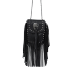 Fransige western leder umhängetasche mit quaste Fransige western leder umhängetasche mit quaste