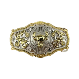 Gold und silber buelle western gürtelschnalle