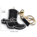 Gotisch-schwarzer-kristall-cowboystiefel-schluesselanhaenger-mit-strassstein-und-quaste-3