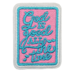 Gott ist immer gut western bestickter aufnäher