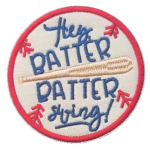 Hey batter batter swing cowboy bestickter aufnäher