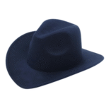 Kinder wollfilz cowboyhut - dunkelblau