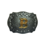 Personalisierte western-gürtelschnalle - B Personalisierte western-gürtelschnalle - B