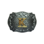 Personalisierte western-gürtelschnalle mit anfangsbuchstabe - k Personalisierte western-gürtelschnalle mit anfangsbuchstabe - k