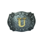 Personalisierte western-gürtelschnalle - u Personalisierte western-gürtelschnalle - u