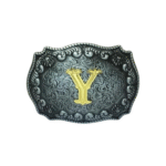 Personalisierte western-gürtelschnalle - Y Personalisierte western-gürtelschnalle - Y