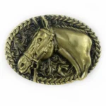 Pferdekopf western cowboy gürtelschnalle - bronzefarben Pferdekopf western cowboy gürtelschnalle - bronzefarben