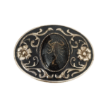 Skorpion western cowboy gürtelschnalle - schwarz