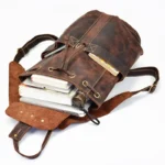 Vintage-western-dunkelbrauner-leder-rucksack-3