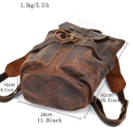 Vintage-western-dunkelbrauner-leder-rucksack-6