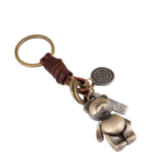 Vintage-western-schluesselanhaenger-mit-leder-und-tiercharm-2