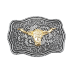 Western cowboy tiermotive gürtelschnallen - longhorn-bulle Western cowboy tiermotive gürtelschnallen - longhorn-bulle