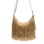 Western fransen umhängetasche - beige Western fransen umhängetasche - beige