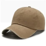 Western gewaschener denim amerikanische cap verstellbar - khaki