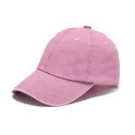 Western gewaschener denim amerikanische cap verstellbar - rosa