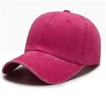 Western gewaschener denim amerikanische cap verstellbar - rose