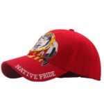 Western native pride wolf bestickte mütze verstellbar